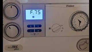 How to fix Vaillant boiler F75 Fault