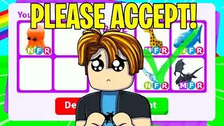 i traded away my neon octopus.... (adopt me rich kid server)