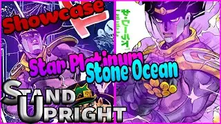 Stand Upright Showcase Star Platinum Stone Ocean