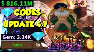 TODOS OS NOVOS CÓDIGOS de GEMAS NO KING LEGACY CODES! ROBLOX KING LEGACY CODES!