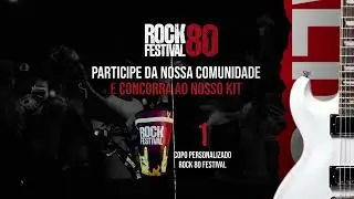 Rock 80 no Aerotown! 03 e 04 de agosto 🤘🏼
