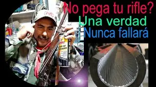 SOLUCION DE ESTRIADO O RAYADO PRESIZO DEL CAÑON, PORQUE PIERDE LA PRECISION TU RIFLE, CUIDADO REAL.