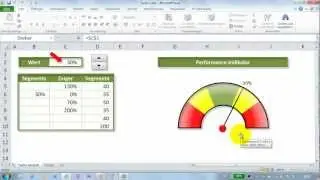 Excel # 329 - Tachometer erstellen - genial einfach