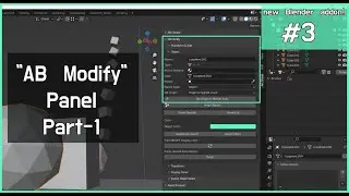 AB Modify Panel Part 1 | Arc Blend  Blender Addon Tutorial #arcblend #blender