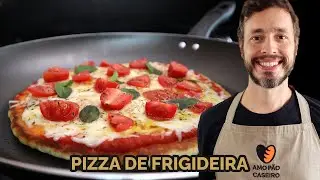 PIZZA DE FRIGIDEIRA - Receita rápida e fácil que não precisa de forno