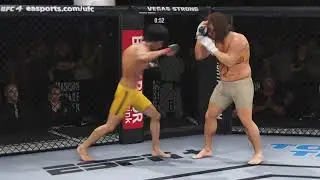 Bruce Lee vs. Nicole Denise Johansson BBW | EA Sports UFC 4 (PS5)