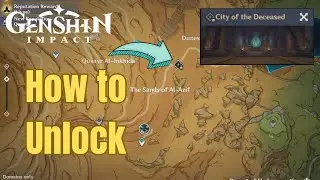 How to Unlock "City of the Deceased" Domain | World Quests & Puzzles | 【Genshin Impact】