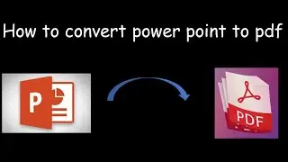 How to make  Presentation and covert to PDF