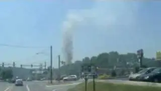 6-18-2010 Driving by the house fire in Walnutport
