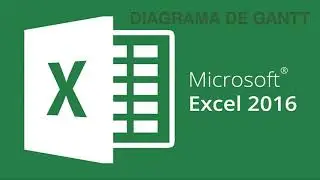 MS Excel - Diagrama de Gantt