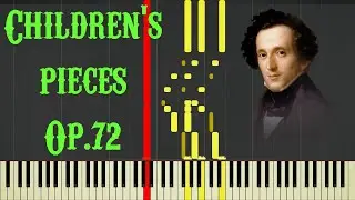 Felix Mendelssohn - Children's Pieces, Op. 72 - No. 1 - Allegro non troppo [Piano Tutorial]