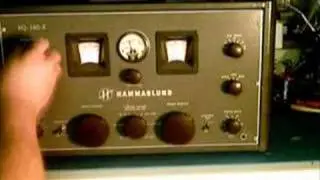 Hammarlund HQ140-X Receiver Demo