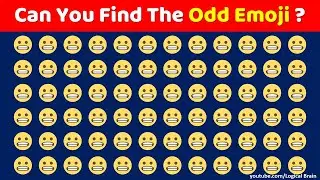 Odd One Out Can You Find in These Pictures? Spot The Odd Emoji Out | Find The Difference Emoji