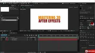 3D Exercise After Effects 3D