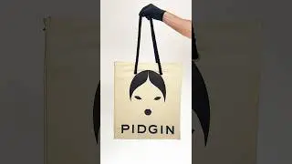 I designed a Tote Bag! 🖤 Available in my #youtubestore #totebag #pidgin