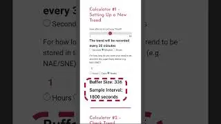 Metasys Trends Calculator