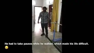Dynamic AFO ( Ankle Foot ORTHOSIS) for Foot Drop - Part 2 , The magic is for you to see 🤩🤩🤩😍😍😍