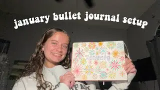 january bullet journal setup