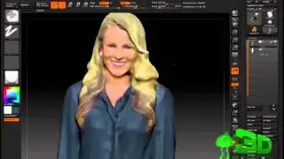 Demo of 3d scanned data repair.  Zbrush or Blender