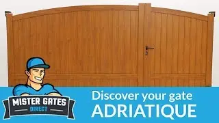 unequal Aluminium Gate ADRIATIQUE from Mister Gates Direct