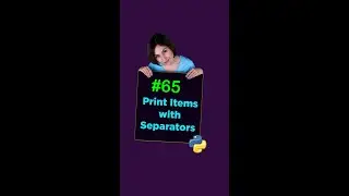 Print Items with Separators in Python