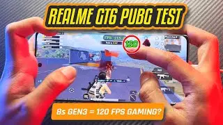 Realme GT6 120FPS PUBG Test🔥 Snapdragon 8s Gen 3🔥