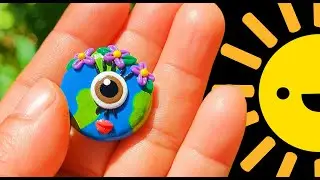 HOW TO MAKE EARTH 🌎🎨 SOLAR SYSTEM WITH POLYMER CLAY 👁️ Clay Modelling