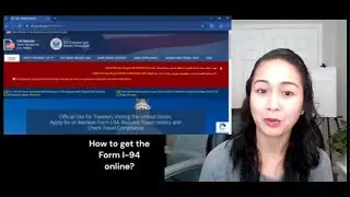 How to Get I-94 Form / I-94 Form Filling Instructions / USA