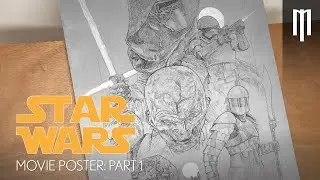 Creating Star Wars First Order Movie Poster Part 1