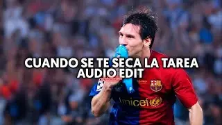 cuando se te seca la tarea (slowed) (tiktok  version) - LDRR! {edit audio}