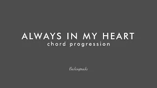 ALWAYS IN MY HEART( no piano) chord progression - Jazz Backing Track Play Along The Real Latin Book