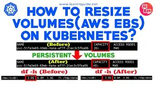 How to Resize Volumes (AWS EBS) on Kubernetes? Resizing Persistent Volumes
