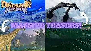 NEW DINOSAURS?! *TEASERS* - ROBLOX Dinosaur Arcade