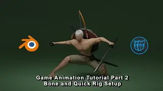 Animation tutorial for game dev Part 2 - Bone and Quick Rig Setup - Blender to Cascadeur