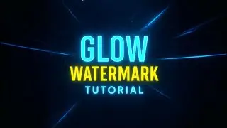 Glow watermark tutorial [after effects]