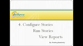 jBehave Configure Execute and Report Stories