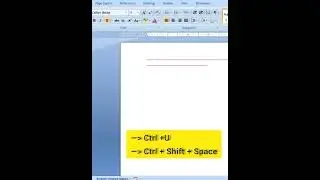 Shortcuts Tips #msword #shortcuts #computertips #shorts