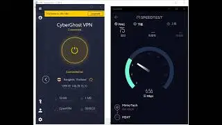 【CyberGhost VPN】Review Thailand Speed Test ☑️️️️