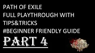 Path of Exile Beginner's Guide – Beginning Act 2! Weapon recipe +skill gems - Legacy League - Part 4