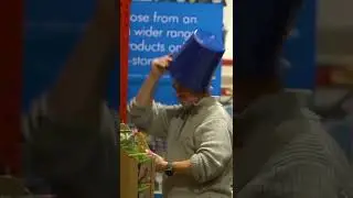 Bucket On Head Prank 🤣 #Shorts
