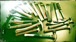 18 Vintage Hammers🛠️ 😁 Claw and Straight Claw Only