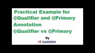@Qualifier Annotation vs @Primary Annotation with practical example in Spring Boot session 6