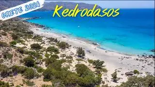 Kedrodasos beach Chania Crete Greece 4K