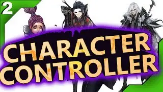 Знакомство с Unity 18 - Character Controller, управление персонажем - урок 2