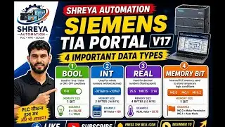 Siemens TIA Portal V17 | 4 Important PLC Data Types Explained