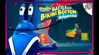 GAMBA y TRITOMAN en BOB ESPONJA BATTLE FOR BIKINI BOTTOM REHYDRATED Gameplay Español