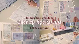 MÌNH TỰ HỌC TOÁN, VĂN, ANH TRONG HÈ NHƯ THẾ NÀO? // tài liệu, tips, ứng dụng // jawonee