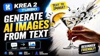Easy Way to Generate AI Images from Text Using Krea 2 Turbo | Best Free Text-to-Image AI (2026)