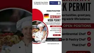 🇩🇪 Germany Work Permit Visa – Immediate Hiring for Chefs! Apply Today! 
