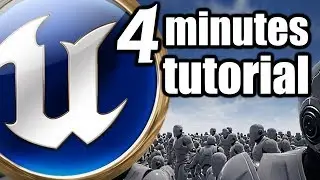 UE 4 Minutes TUTORIAL Static Mesh Instance spawn along the grid